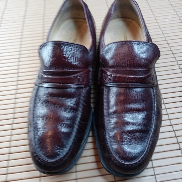 Jarman Men Dress Shoes with Super Soft Genuine Kidskin Uppers Size 9EEE Burgundy main image 8